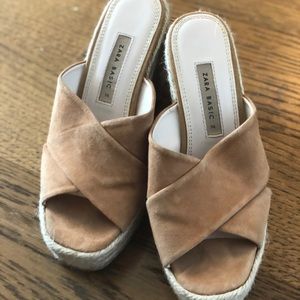 Zara summer wedges